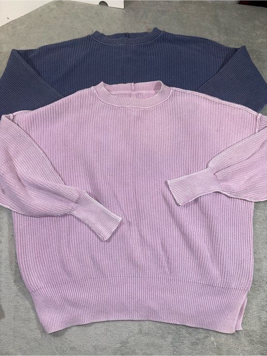 aerie Sweaters - AERIE BUNDLE Lot of 2 Aerie Oversized Ribbed Knit Crewneck Sweaters XXS